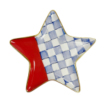 1776 CERAMIC STAR PLATE - 11038-1776