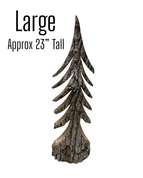 HAND CARVED TREE - LARGE - 23 INCHES - 28687