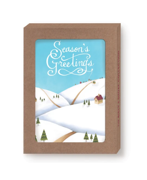 SNOWY LANDSCAPE - BOXED CARDS - LSX004BX