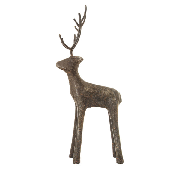 CAST IRON STANDING DEER - LARGE - XM3898