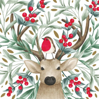 BIRD AND BUCK - BEVERAGE NAPKINS - 325001389