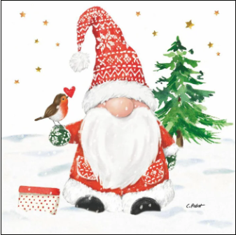 CHRISTMAS BUDDY - BEVERAGE NAPKIN - 325002773