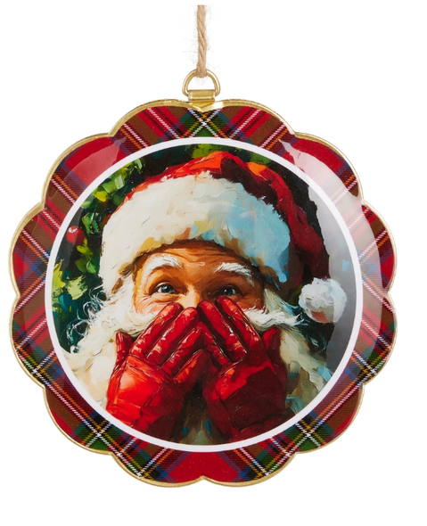 SANTA'S SECRET SCALLOPED DISC - 4636593