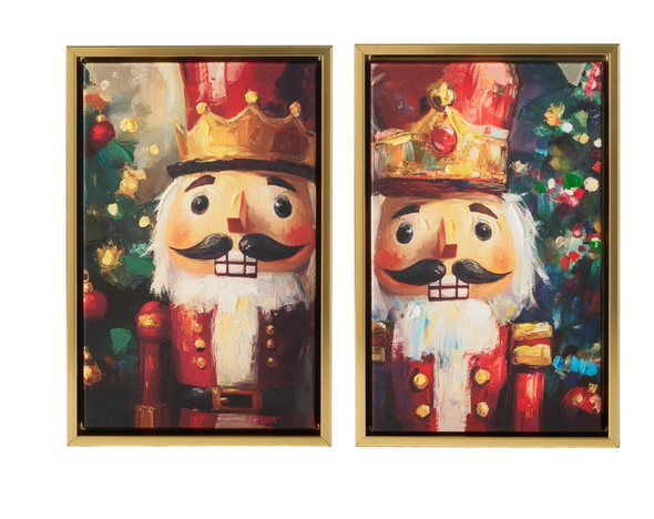 MEDIUM HOLIDAY NUTCRACKER WALL ART - 4656289