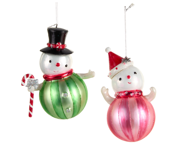 CANDY COLORED SNOWMAN - 4657713