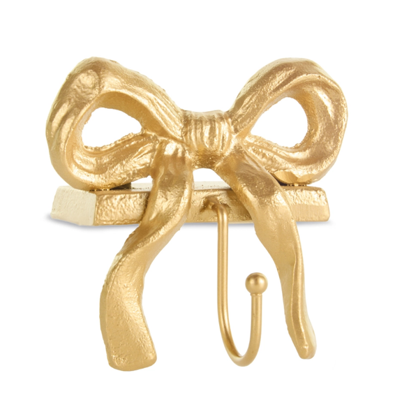 GOLD BOW STOCKING HOLDER - 4659118
