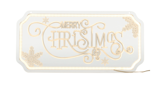 NEON MERRY CHRISTMAS SIGN - 4670655