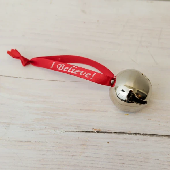 "I BELIEVE" RED RIBBON BELL - 1.5NP-L-I BELIEVE