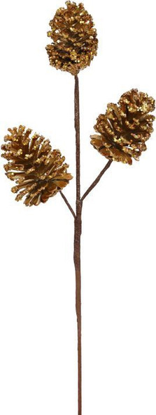 Gold Pinecone Pick by Mark Roberts