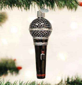 MICROPHONE ORNAMENT - 36192