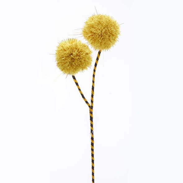 YELLOW POM POM PICK - C7005