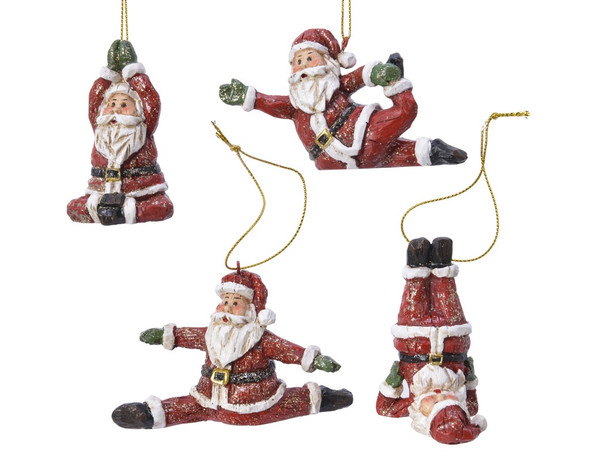 YOGA SANTA ORNAMENT