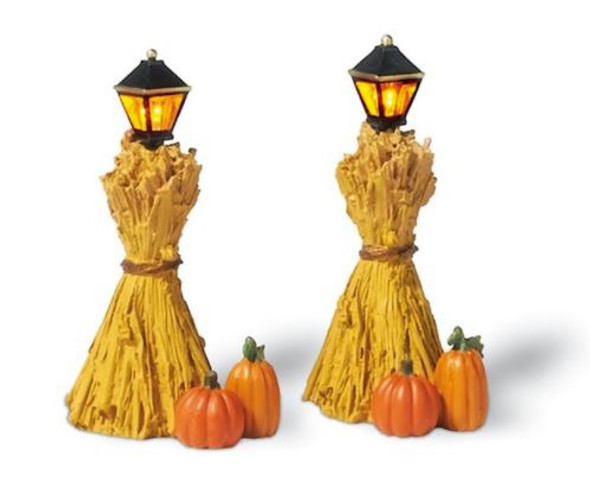 HALLOWEEN - CORN STALK LANTERNS SET OF 2 - 800025