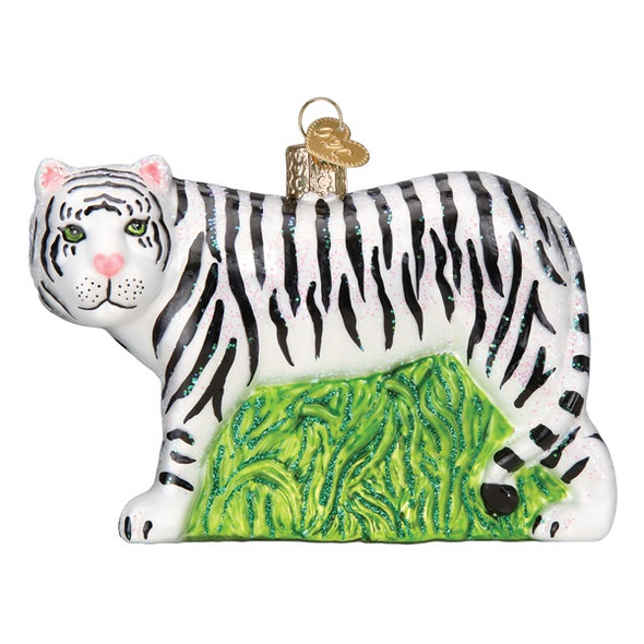 WHITE TIGER ORNAMENT -12137