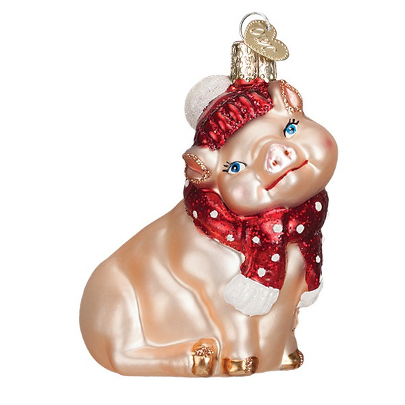 SNOWY PIG - 12419