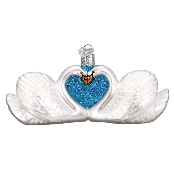 SWANS IN LOVE ORNAMENT - 16137