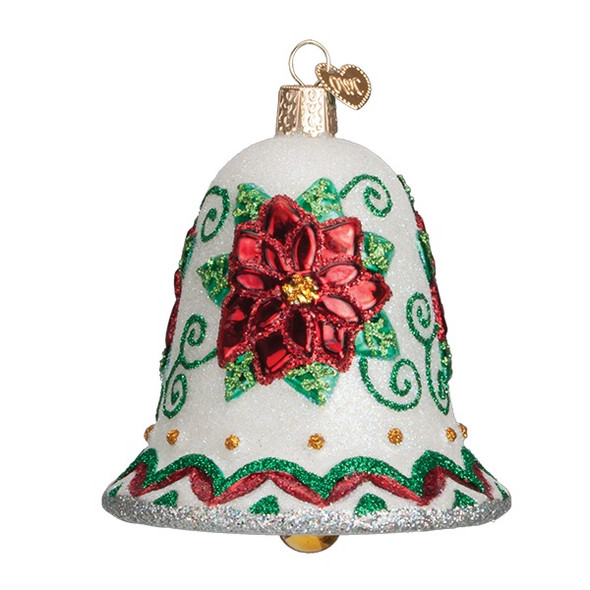 POINSETTIA BELL ORNAMENT - 38041