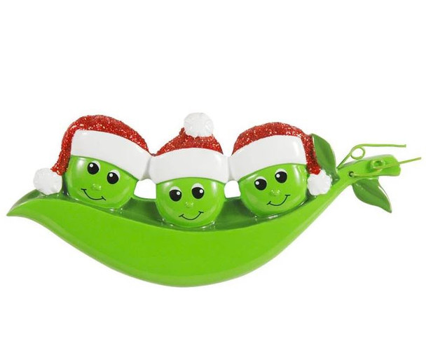 3 PEAS IN POD FAMILY ORNAMENT - OR1432-3