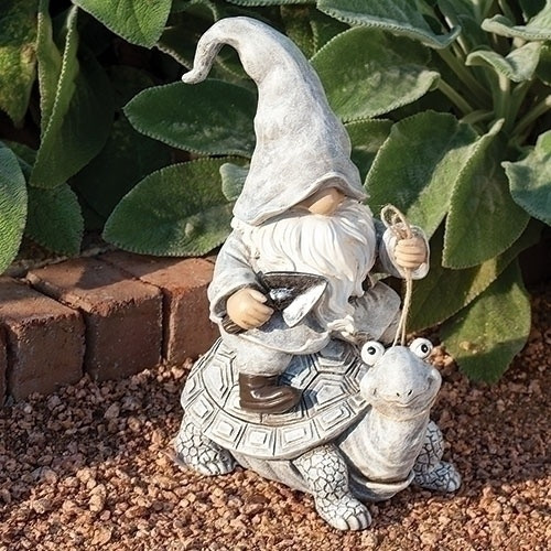 GNOME RIDING TURTLE - 16332