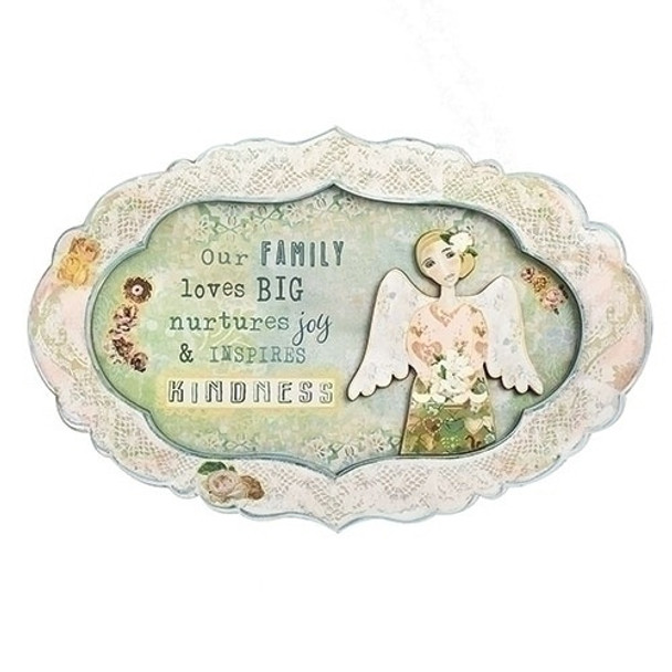 OVAL WALL PLAQUE-12559