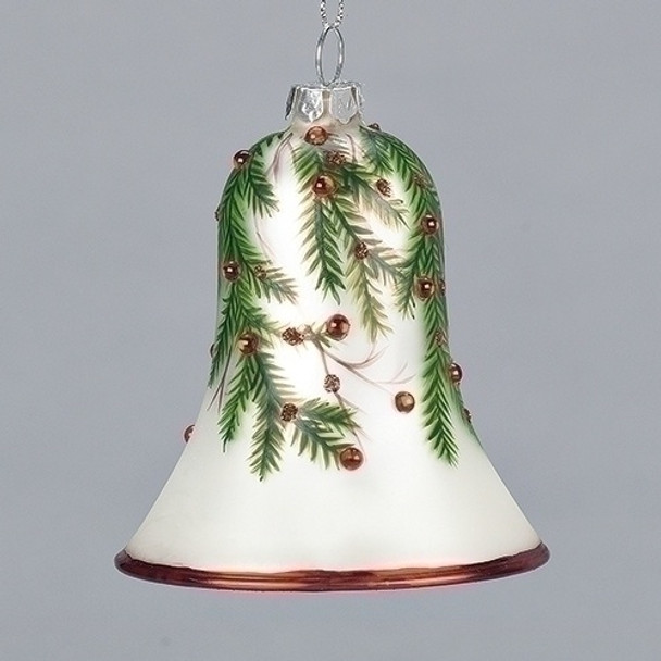 BELL W/PINE BERRIES ORN-133246