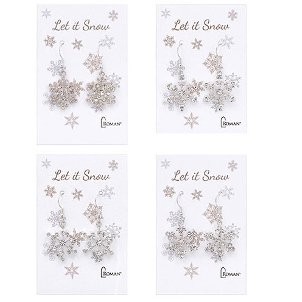 SNOWFLAKE EARRINGS - 13744