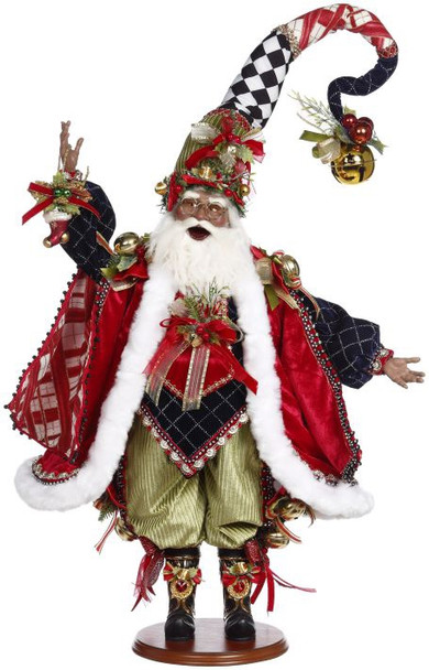 AFRICAN-AMERICAN SANTA'S STOCKING SANTA - 51-16330