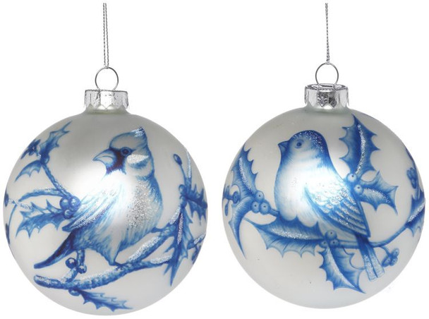 DELFT BIRD ORN 4" - 38-13238