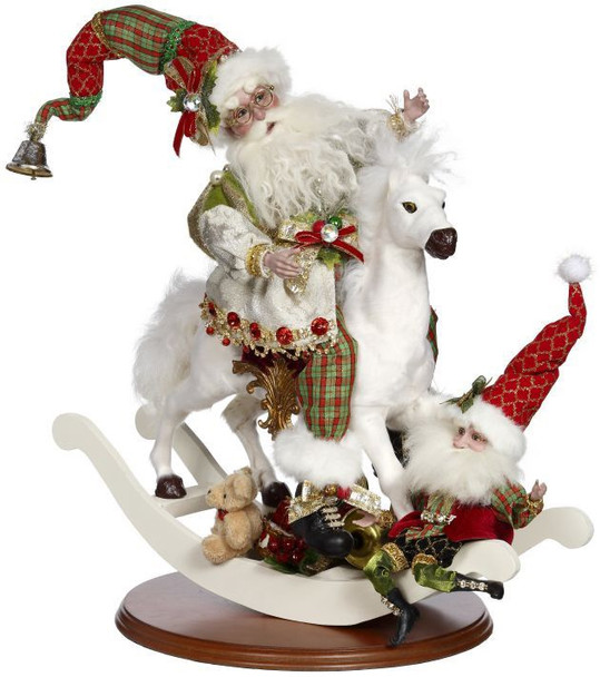 ROCKING HORSE SANTA