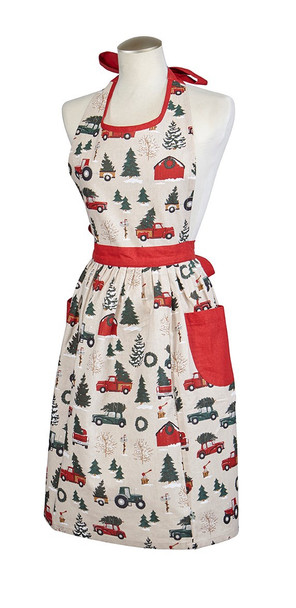 VINTAGE CHRISTMAS APRON - 1494212