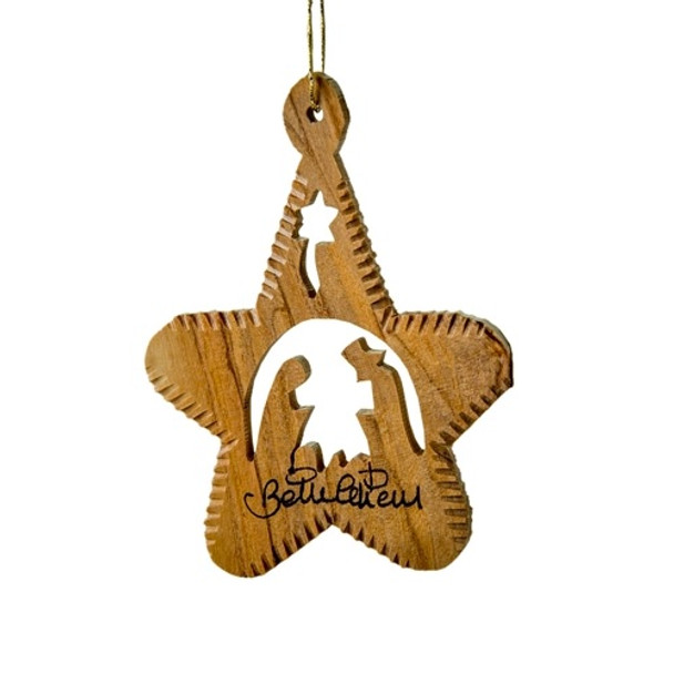 STAR WITH NOTCHED EDGE ORNAMENT - N-31