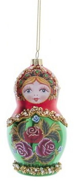GREEN RUSSIAN DOLL