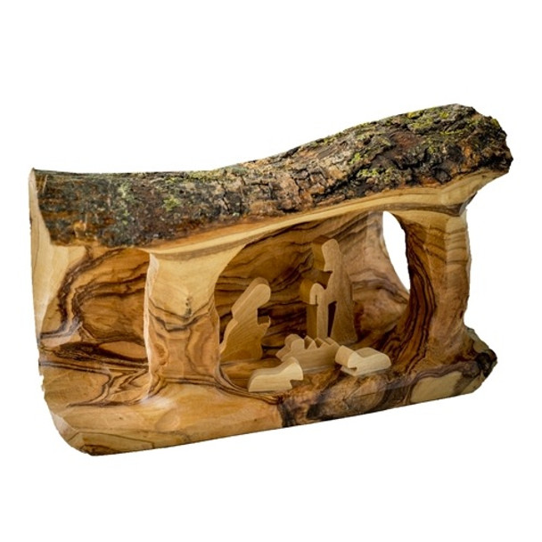 SMALL GROTTO CARVED IN BRANCH - E-05S