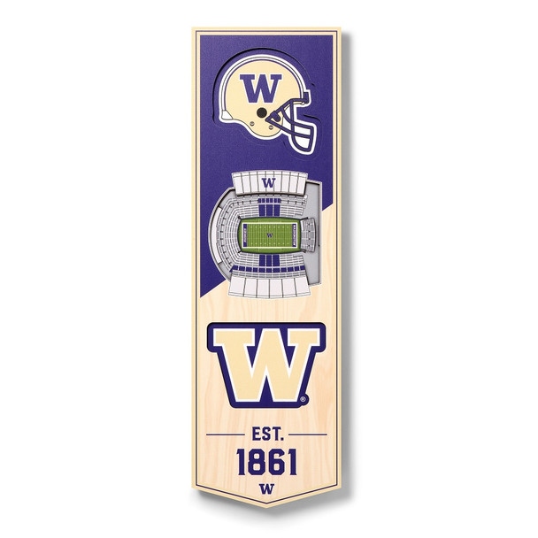 UW HUSKIES 3D STADIUM BANNER - 953524