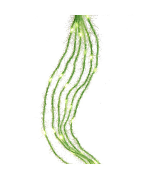 FUZZY GREEN STRAND LIGHTS - UL2605NGWW