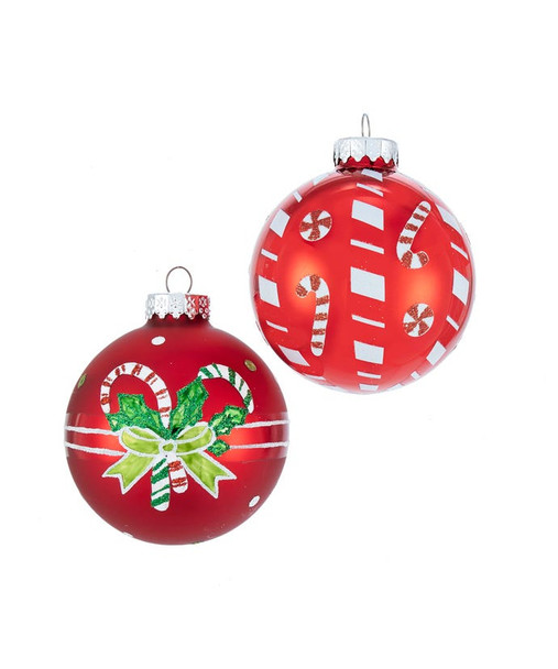 RED CANDY CANE BALLS - GG0880