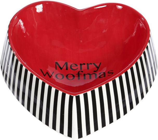 HEART SHAPE DOG FEEDER BOWL - 63-06946
