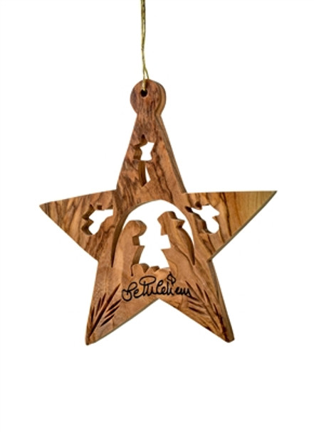 STAR WITH NATIVITY AND ANGELS- B-05