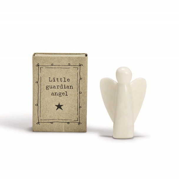 LITTLE GUARDIAN ANGEL MATCHBOX IN GIFT BOX - E2674