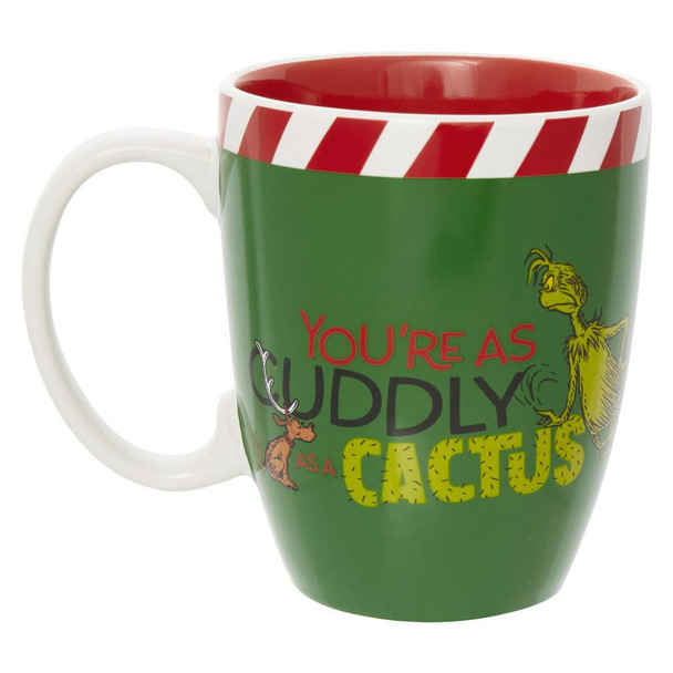 CUDDLY AS A CACTUS GRINCH 16 OZ MUG - 6010969