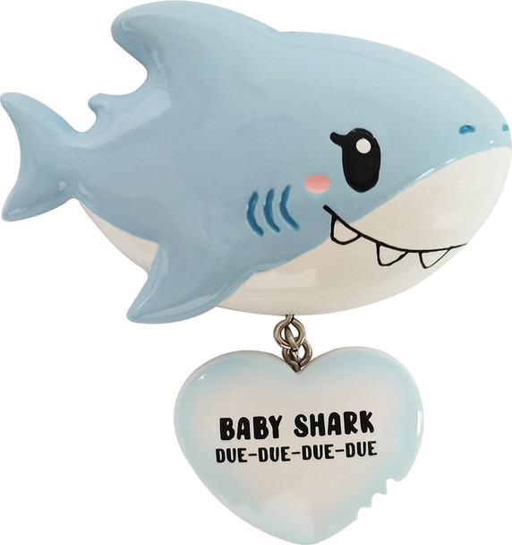 BABY'S FIRST CHRISTMAS SHARK BLUE - OR2399-B