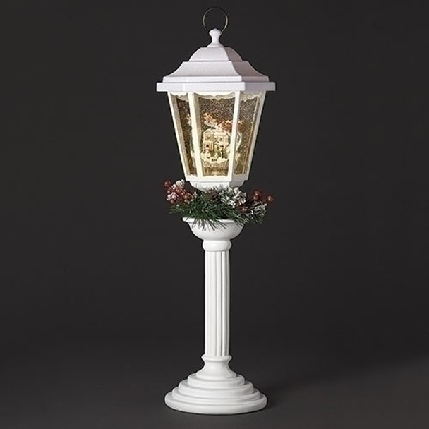 LED SWIRL LAMP POST SANTA - 135150