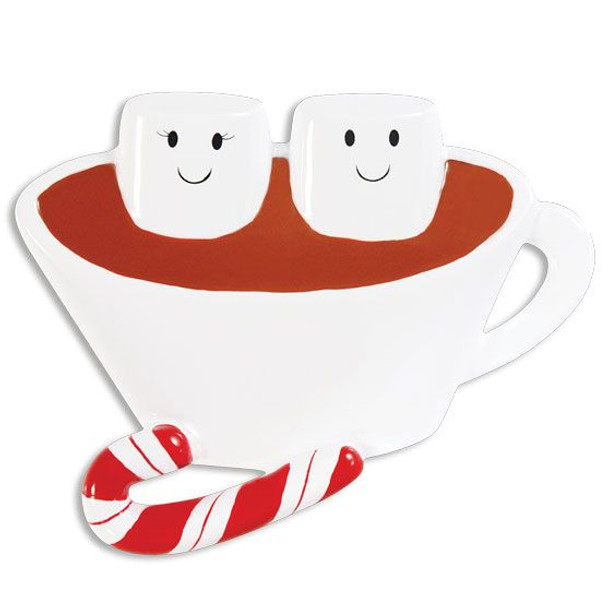 2 HOT CHOCOLATE FAMILY ORNAMENT - OR1213-2