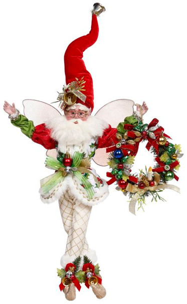 CHRISTMAS WREATH FAIRY - MED - 51-24022