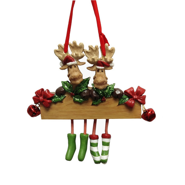 MOOSE COUPLE  ORN - W8460