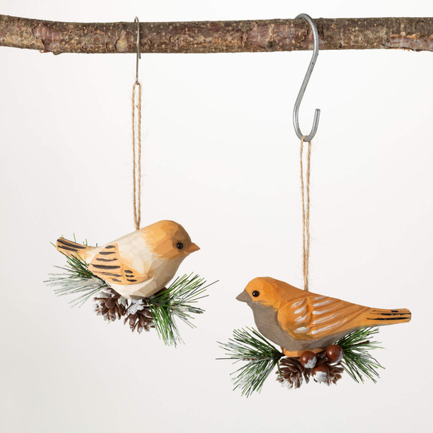 WINTER BIRD ORNAMENT - OR10699