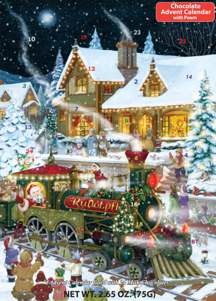 WHISTLE STOP CHRISTMAS CHOCOLATE ADVENT - BB120