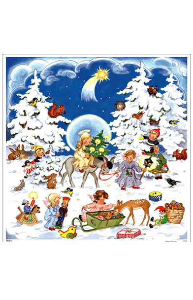 ANGELS AND CHILDREN ADVENT CALENDAR - 11706