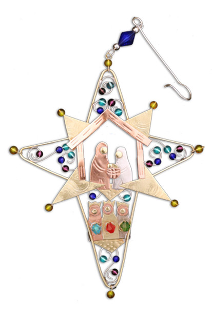 STAR NATIVITY ORNAMENT - 963-3069