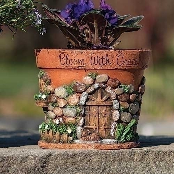 BLOOM WITH GRACE GARDEN PLANTER - 18297